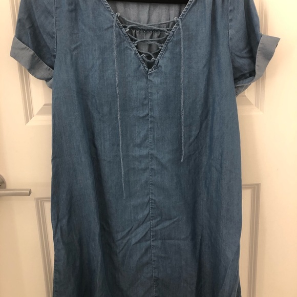 Lucky Brand Chambray dress - Picture 2 of 5